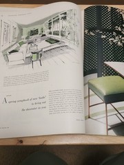 Vintage March 1954 House & Garden Magazine