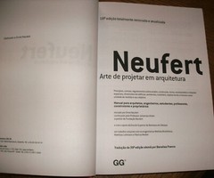 NEUFERT – ARTE DE PROJETAR EM ARQUITETURA – 18TH EDICAO, Portugese, Hardcover