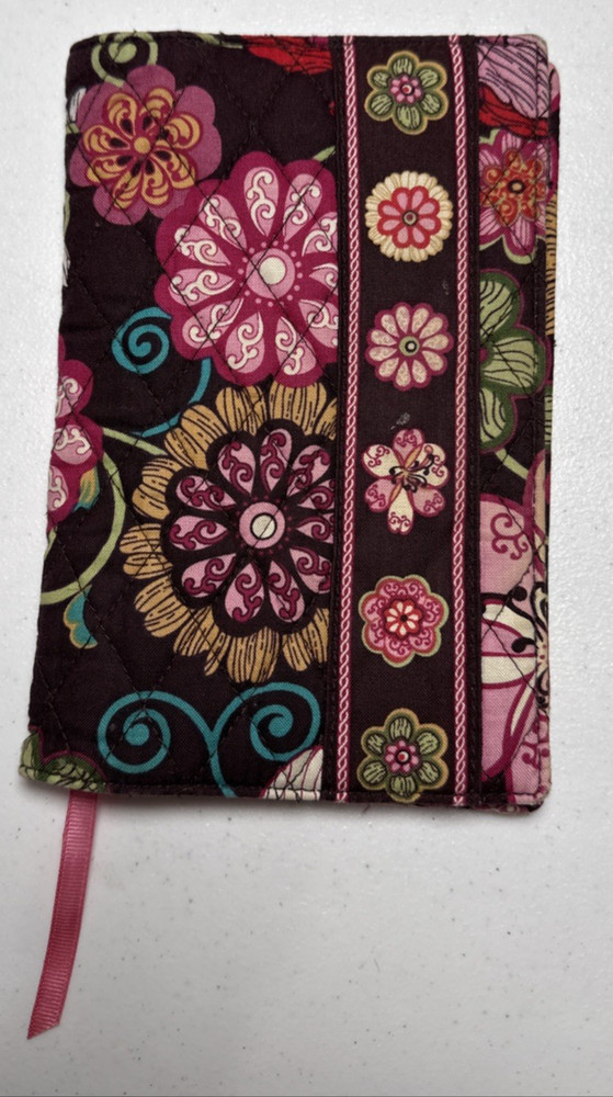 VERA BRADLEY Quilted Fabric Journal BOOK COVER 5.25”x7.75” Retired