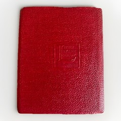 Little Leather Library (Luxart) Red Book- 1920’s Ballad of Reading Gaol – Wilde