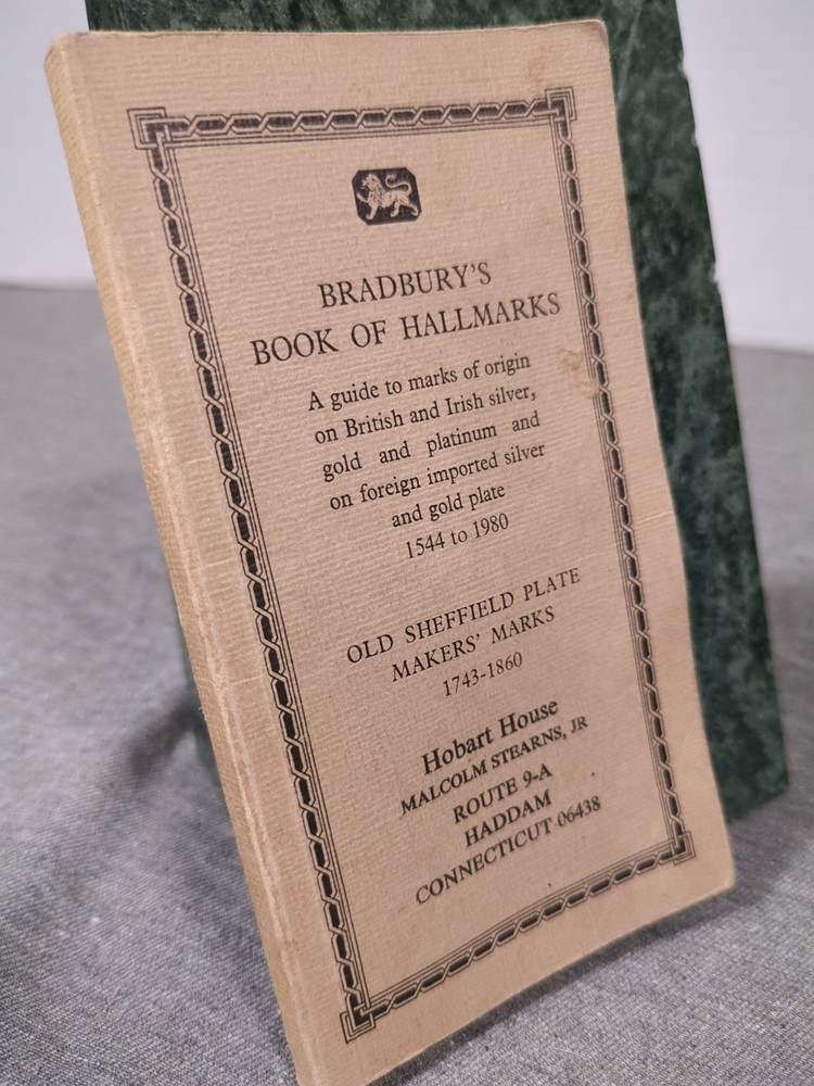 1980 Edition Bradbury’s Book of Hallmarks: Guide to Marks of Origin Makers Marks