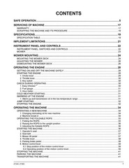 KUBOTA Z724X Z726X Zero Turn Operators Manual, BIND – FRONT & BACK – XL FOLDOUTS