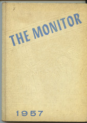 Bardolph Community High School Monitor Yearbook 1957 HB McDonough Co Illinois