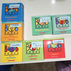 Bob Books Scholastic Box Set Illustrated Phonics Readers Ages 4-8