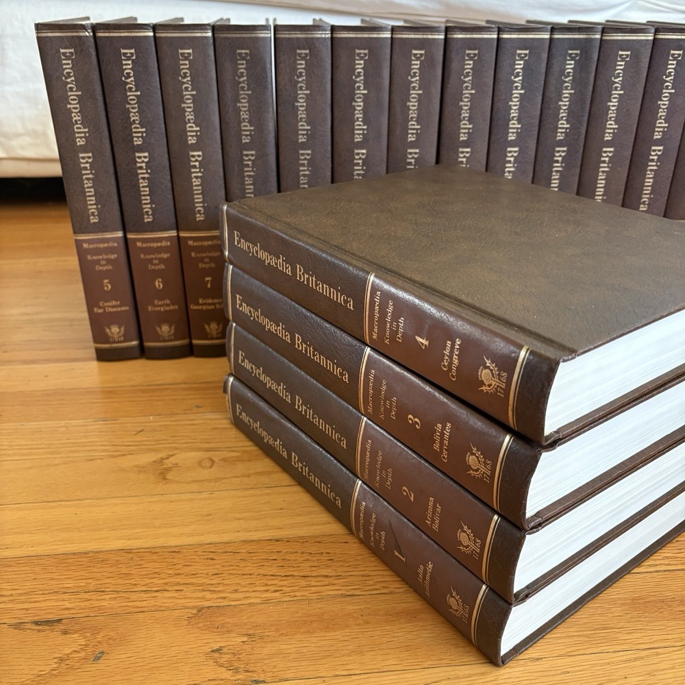 Encyclopedia Britannica 15th Edition 30 Vol Volume Complete Set