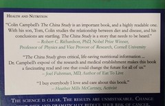 THE CHINA STUDY by T. Colin Campbell, PhD. PLANT BASED VEGAN Diet Weight Loss pb