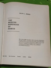 The Modern Handbook of Humor 600 PAGES – MORE THAN 6,000 JOKES HC, 1967