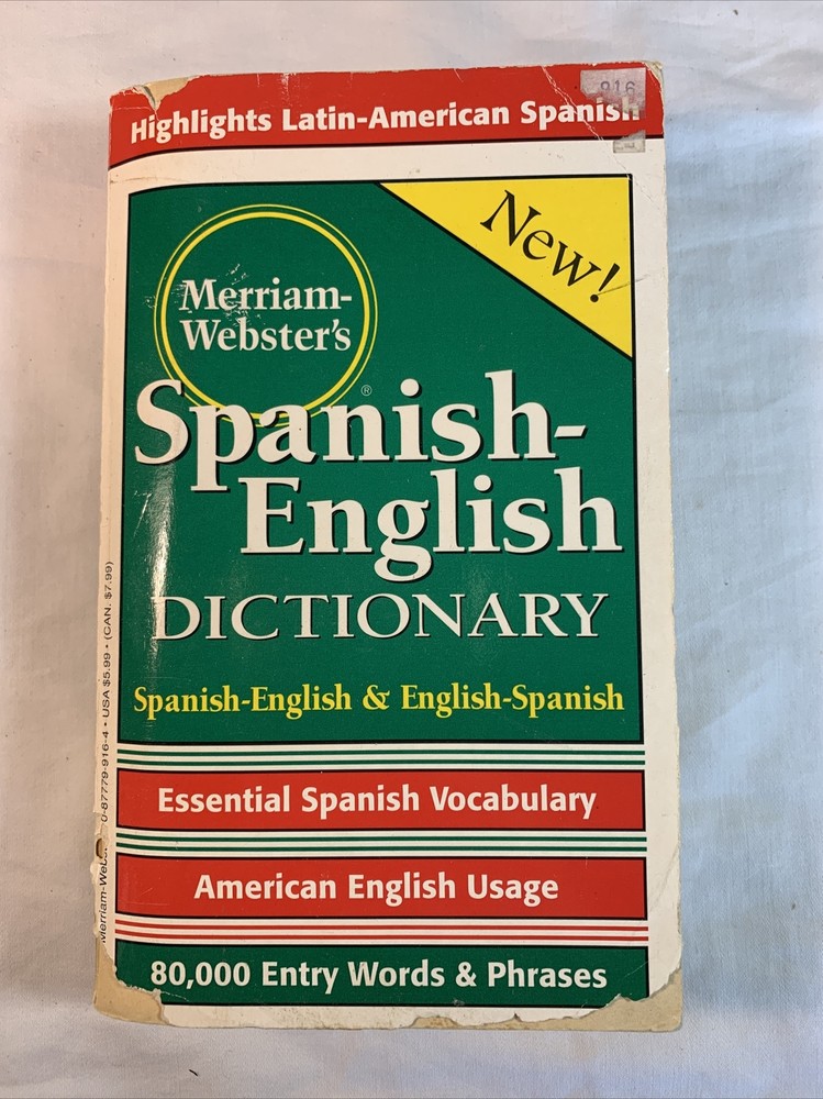 Merriam-Webster’s Spanish-English Dictionary Inc. PB