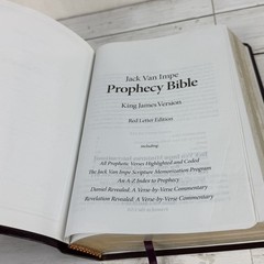 The Jack Van Impe Prophecy Bible-KJV Special Limited Edition Leather Bible