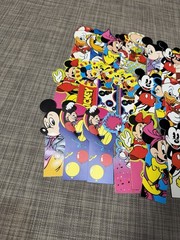 Vintage 1990s Disney Mickey Mouse Minnie Mouse Lot of 30 Bookmarks, Classroom