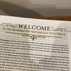 Reformation Heritage KJV Study Bible | Brown Full-grain Leather