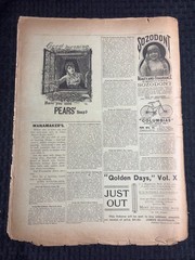 1890 May 24 GOLDEN DAYS for Boys & Girls Magazine GD+ 2.5 In the Bad Lands