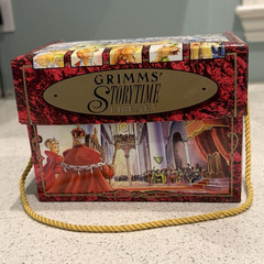 Vintage Grimms’ Storytime Library Illustrated Fairy Tale Mini Book Box Set
