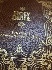 Holy Bible King James Version 6 Volume Set Embossed Covers KJV Vintage
