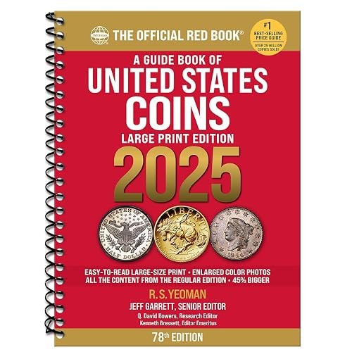 A Guide Book of United States Coins 2025 “Redbook” Large Print