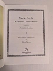 Occult Spells – A 19th Century Grimoire – Frederick Hockley – Teitan Press
