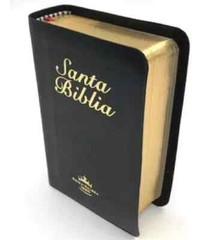 Bíblia mini bolsillo Reina Valera 1960 piel imitación canto dorado