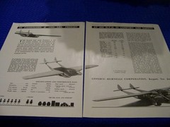 1931 BURNELLI HIGH SPEED TRANSPORT “10-PASSENGERS”.. 2-PAGE SALES AD (568RR)