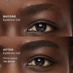 WUNDERBROW Eyebrow Gel, Waterproof, 0.17 Fl Oz (Pack of 1), Jet Black
