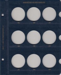American Silver Eagle Coin Album 1986 2021 ASE Whitman Collection Folder 3395