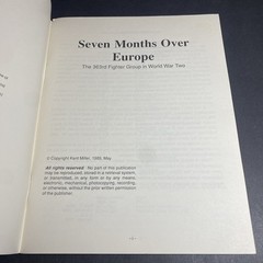 Military Aviation History: Seven Months Over Europe WW2 – Kent Miller / FKY