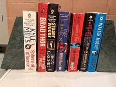 Lot of 7 Thriller Mystery Crime Novels Brad Thor Ian Rankin Stuart Woods