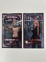 Oaths & Obsessions: Dark Forces (2) Character Cards by K.M. Moronova