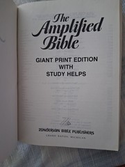 The Amplified Bible Giant Print Lockman Foundation Large Easy to Read AMP Bible