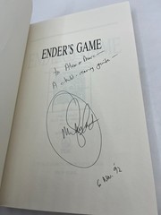 Orson Scott Card – Ender’s Game ~ SIGNED ~ 1992 ~ Author’s Definitive Ed