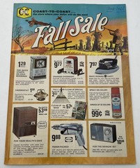Fall Sale 1968 Mailer Coast To Coast Hunting Housewares Tools 52 Pages