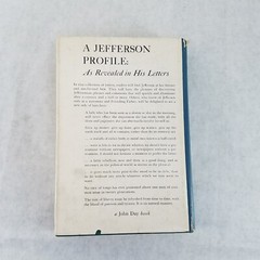 Thomas Jefferson Profile as Revealed in His Letters – 1956 HC by Saul Padover