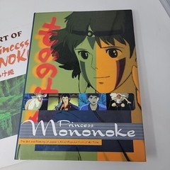 Lot of 3 Princess Mononoke Film Art Books Miyazaki Japanese