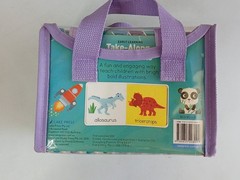 Early Learning TAKE-ALONG BOARD BOOKS Set of 10 in Carry Case Preowned