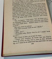Vintage The Adventures of Huckleberry Finn Mark Twain Grosset & Dunlap 1918