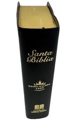 Bíblia mini bolsillo Reina Valera 1960 piel imitación canto dorado