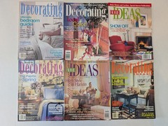 Lot of 6 Vintage Home Decorating Magazines 90’s 2000’s Better H&G Woman’s Day