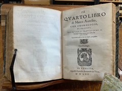 1562 Libro di Marco Aurelio con l’horologio de prencipi I-IV Antonio de Guevarav