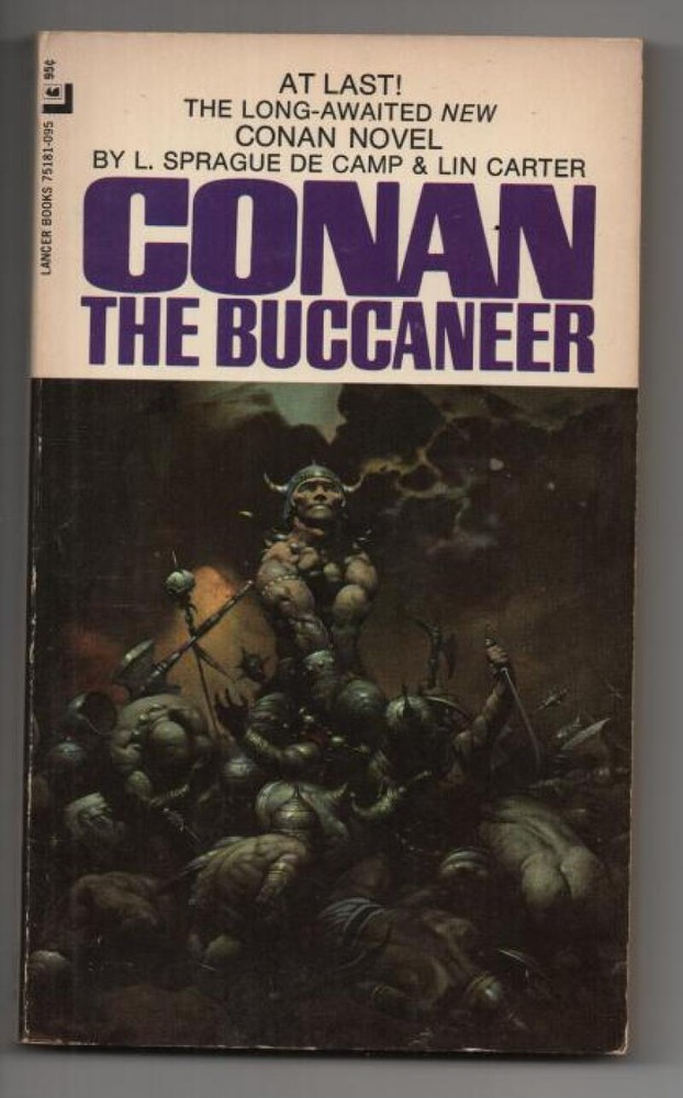 CONAN the BUCCANEER pb, FN-, Robert Howard, Lancer, $0.95 cp, Frazetta