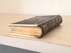 ANTIQUE MINIATURE BOOK OF COMMON PRAYER BIBLE, FINE BINDING WITH CLASP, 18