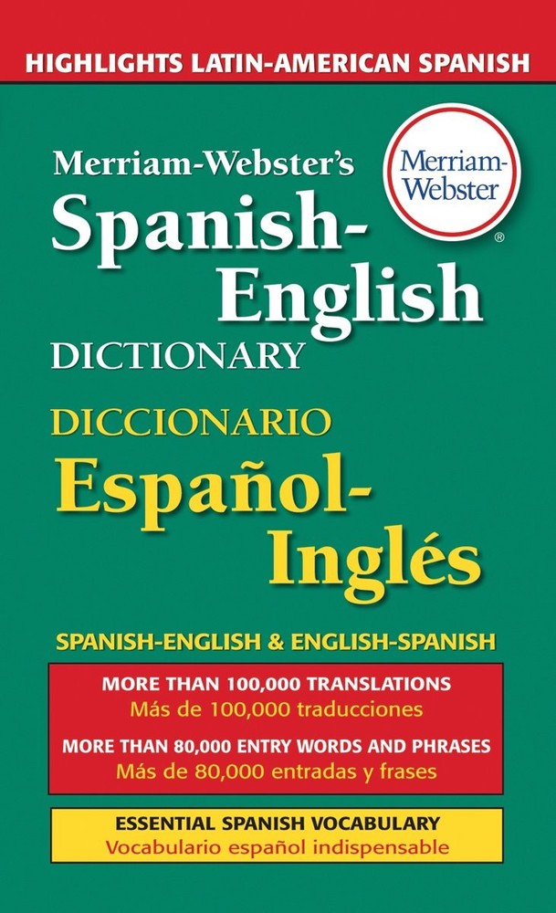 Merriam-Webster’s Spanish-English Dictionary – paperback Merriam-Webster