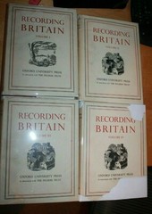 RECORDING BRITAIN Oxford University Press Complete 4 Volumes HC/DJ First Edition