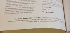 CHA COMPOSITE 2019 MANUAL Certified Horsemanship Association (LEVELS 1, 2, 3, 4)