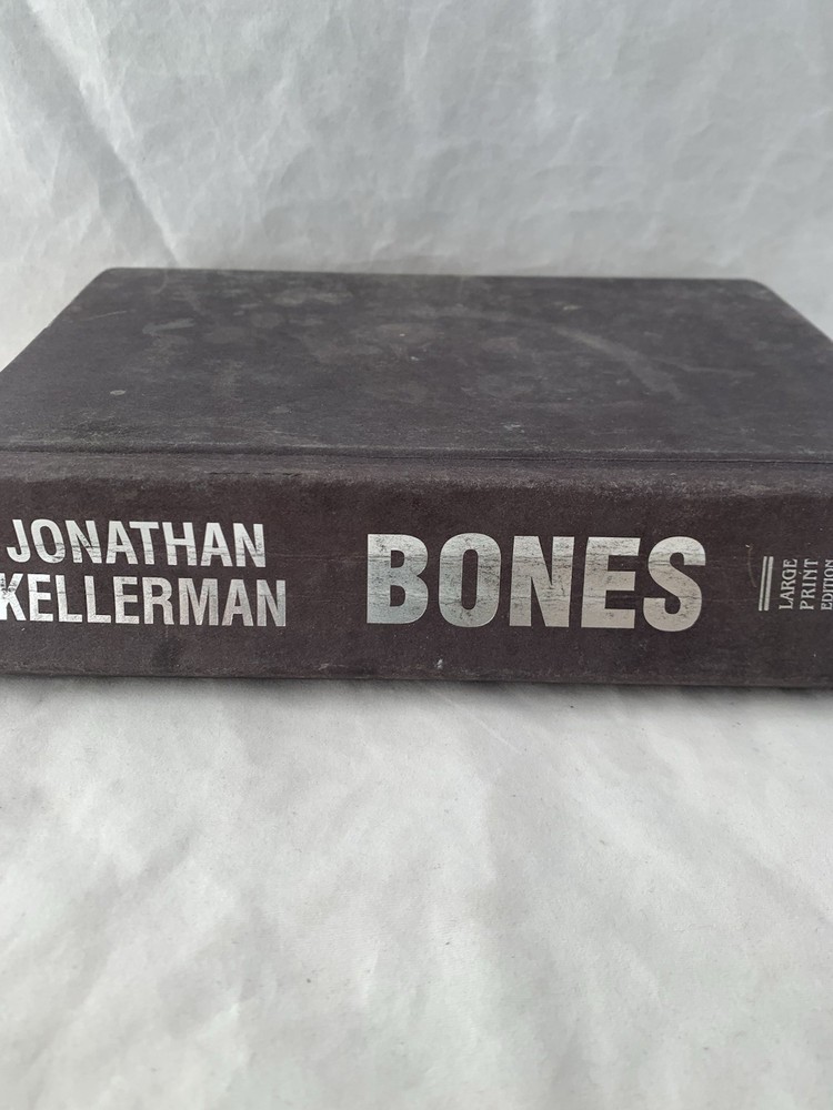 Bones by Jonathan Kellerman Hard Cover Large Print Edition 2008 R28-18