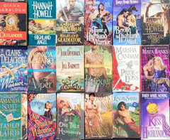 RANDOM MIX Lot of 10 SCOTTISH HIGHLAND Paperback Romance Novels
