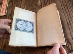 Ca 1840 Potter County Fox Estate Ledger Pioneer Names Hebron Genesee Bingham PA