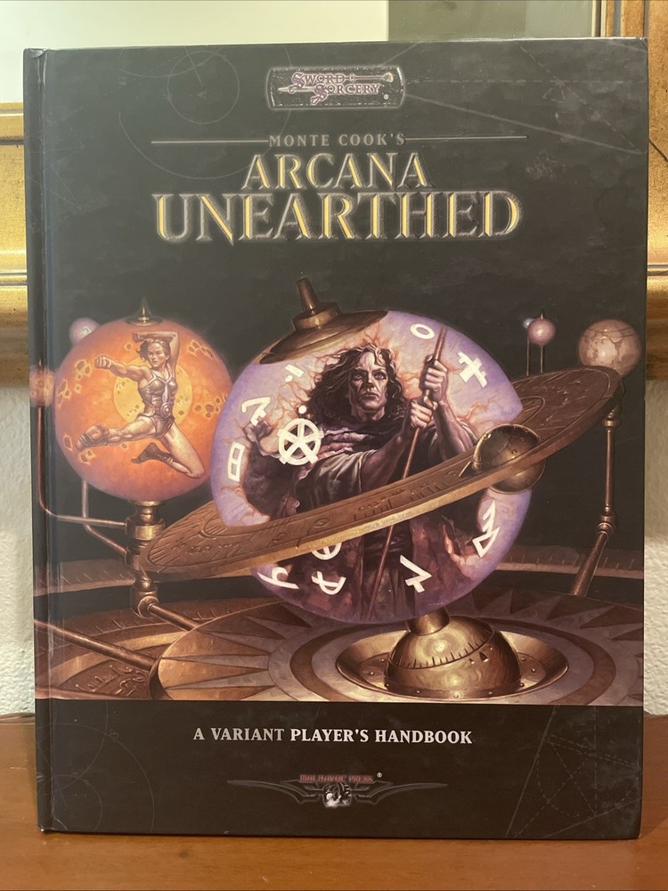 Arcana Unearthed: A Variant Player’s Handbook Monte Cook hardcover Very Good
