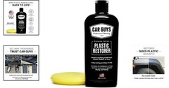 Auto Detailing 8 Oz Plastic Restorer – No Oily Mess, Lasts