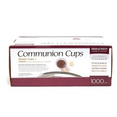 BROADMAN CHURCH SUPPLIES Plastic, Disposable, Recyclable 0.7 Ounces, Clear