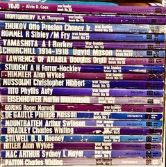 Ballantine’s Illustrated History💎WAR LEADERS ~ 20 Books VG Condition