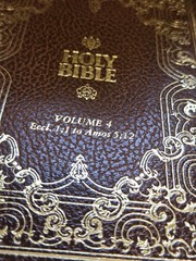 Holy Bible King James Version 6 Volume Set Embossed Covers KJV Vintage